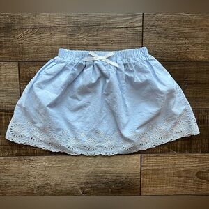 Edgehill Collection Skirt 3T Toddler Girl Scallop Eyelet blue